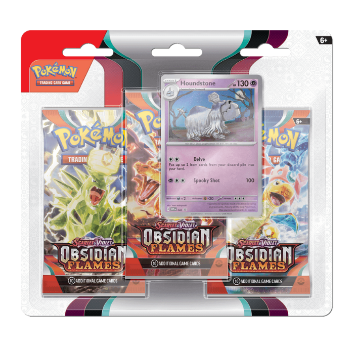 Scarlet & Violet: Obsidian Flames - 3-Pack Blisters - Español