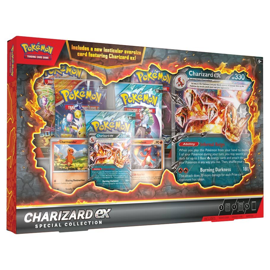 Pokémon TCG: Charizard ex Special Collection - Ingles