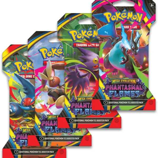 Pokémon TCG Mega Evolution Phantasmal Flames Sleeved Booster Pack - Ingles