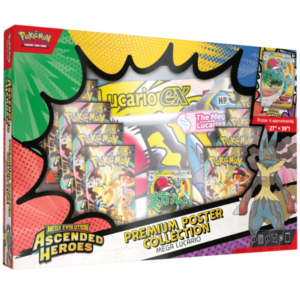 Pokemon TCG Mega Evolution—Ascended Heroes Premium Poster Collection Mega Lucario ex deckswap.cl
