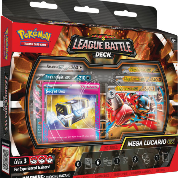 Pokémon Tcg Mega Lucario Ex League Battle Deck - Ingles