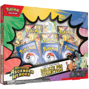 Pokémon TCG: Mega Evolution – Ascended Heroes First Partners Deluxe Pin Collection Inglés