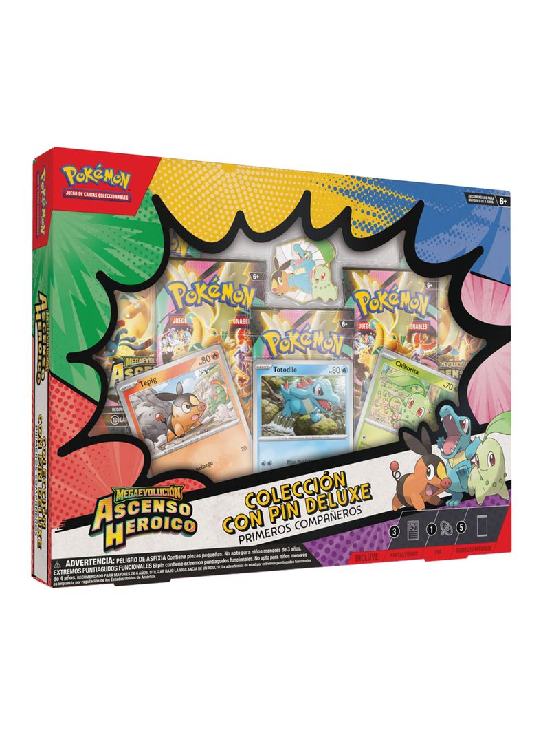 Pokémon TCG: Ascended Heroes First Partners Deluxe Pin Collection - Español