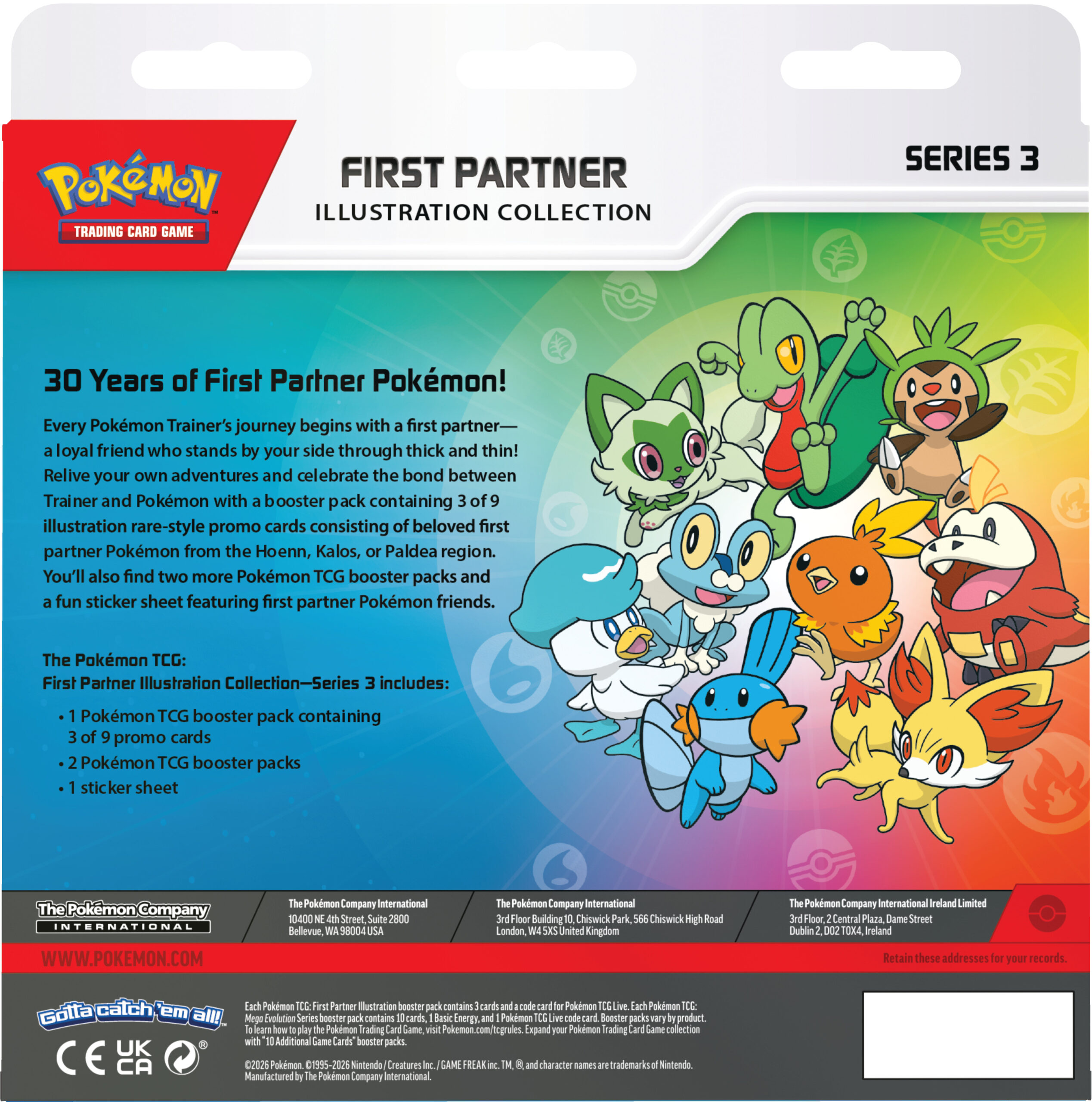 Pokémon TCG: First Partner Illustration Collection Series 3 – Ingles - Imagen 2