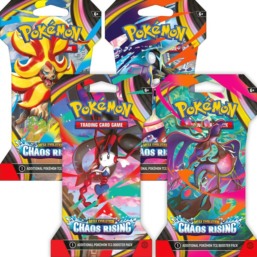 Pokémon TCG: Chaos Rising Sleeved Booster - Inglés