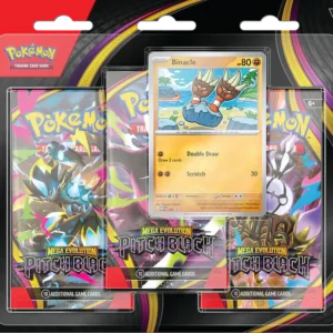 Pokémon TCG Mega Evolution Pitch Black Blister Pack 3pk